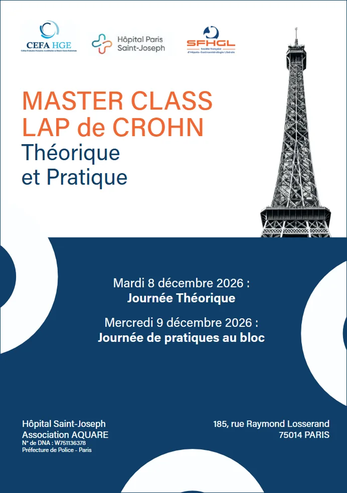 Masterclass LAP de Crohn : Théorique et Pratique
